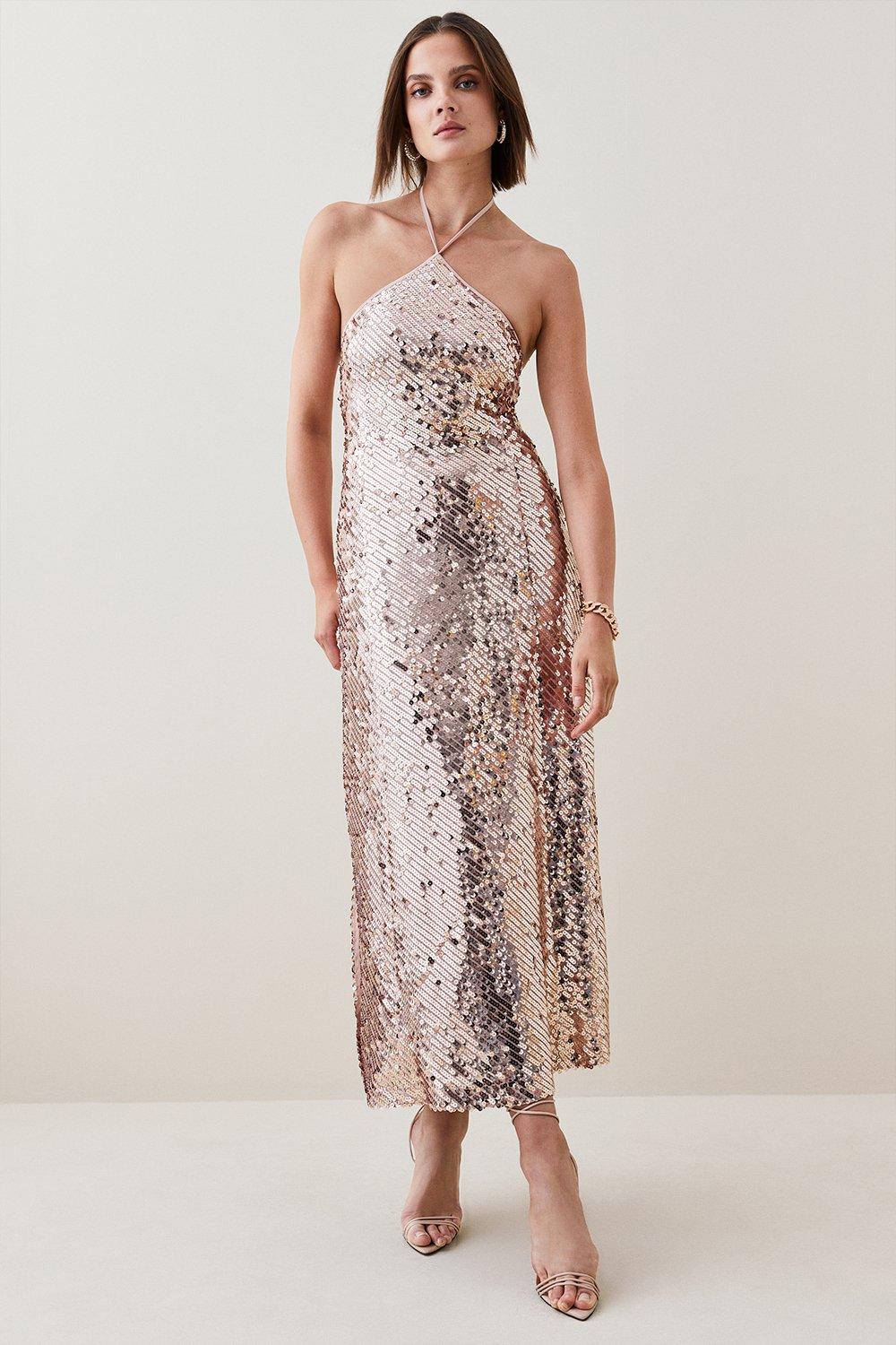 Liquid sale sequin dress